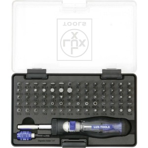 LUX-TOOLS Komplet vijačnih nastavkov 73-delni Comfort
