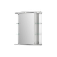 Sieper Omarica z ogledalom Havana LED 55 cm x 66 cm x 23 cm bela
