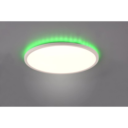 Reality Stropna LED-svetilka Aureo bela mat 2,5 x 40 x 40 cm
