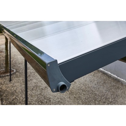 Gutta Nadstrešek za teraso Komplet Antracit 306 cm x 306 cm