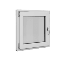 Roro PVC okno Basic belo 75 cm x 75 cm levo