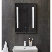 Aquaart LED Ogledalo Linea 50 cm x 70 cm pravokotno