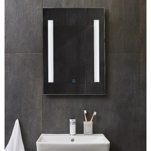 Aquaart LED Ogledalo Linea 50 cm x 70 cm pravokotno