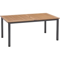 Vrtna miza Bonlee pravokotna 166 cm x 90 cm FSC rjava