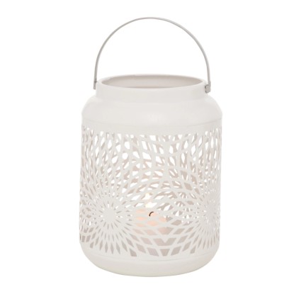 Boltze Home Svečnik Ozana 2 vrsti sortirano Ø 14 cm x 17 cm bež-bela