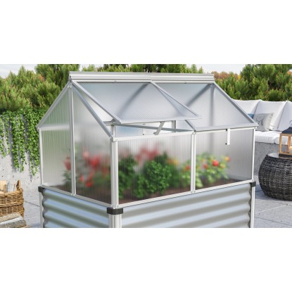 Vitavia topla greda Gaia Jumbo HKP 4 mm Aluminij Š 83 cm x G 119 cm x V 72 cm