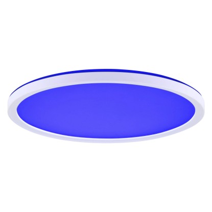 Brilliant Stropna LED-svetilka Velion bela Ø 29,3 cm