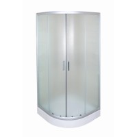Aquaart Tuš kabina s tuš kadjo Basic 185 cm x 90 cm x 90 cm polkrožna