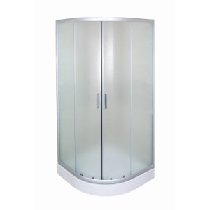 Aquaart Tu&scaron; kabina s tu&scaron; kadjo Basic 185 cm x 80 cm x 80 cm polkrožna