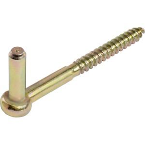 Nosilni tečaj za krilna vrata rumeno pocinkan 110 mm Ø 10 mm