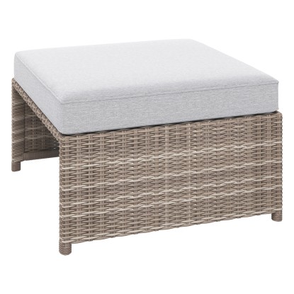 Balkonska garnitura Olea Compact 5-delna poliratan svetlo siva