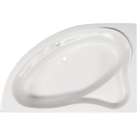 Sanotechnik Kotna kopalna kad Krk 150 cm x 98 cm bela leva