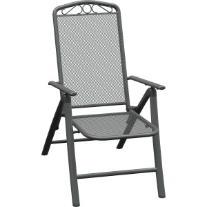 Zložljivi stol 112 cm x 81 cm x 60 cm jeklena mreža
