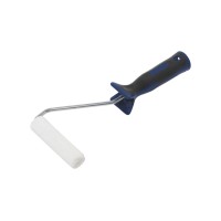 LUX-TOOLS Valjček iz filca mehki 2K-ročaj črno-moder 10 cm