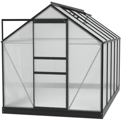 Vitavia rastlinjak Planet 6200/ 6 mm HKP Črn Š 195 cm x G 321 cm