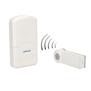 Orno Brezžični zvonec Disco DC baterijski bel