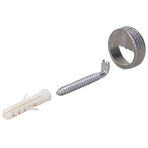 Obešalo za omaro iz cinkove tlačne litine s kavlji 2 kosa