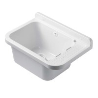 Eurociere Zunanji umivalnik Pilozzo 50 x 34 x 21 cm bela