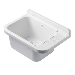 Eurociere Zunanji umivalnik Pilozzo 50 x 34 x 21 cm bela