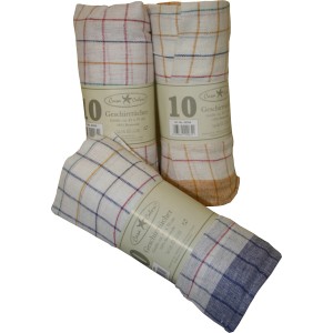 Krpa za posodo 50 cm x 70 cm karirasta Pakiranje po 10