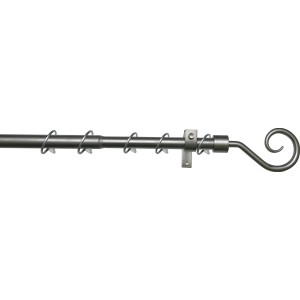 Komplet karnis Hook Ø 13/16 mm srebrna 130–240 cm