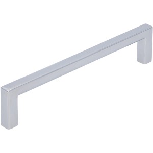 Siro Ročaj za pohištvo kovinski sijajno kromiran razmik med luknjami 128 mm