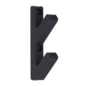 Denpanels 3D-kavlji 2 kosa črna
