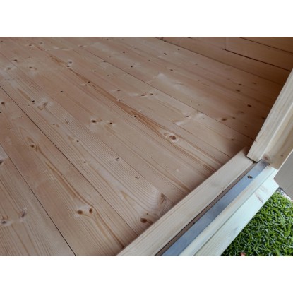 Weka Lesena vrtna hiška 122 Vel. 3 Antracit 6,2 m²