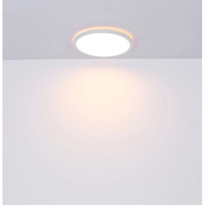 Globo LED-stropna svetilka Sapana Ø 29,4 cm Bela
