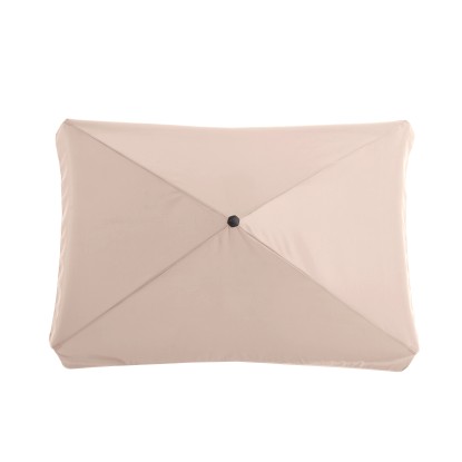 Balkonski senčnik Hernando 210 cm x 140 cm Bež s potisno funkcijo Push-Up