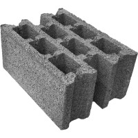 Oblak Betonski zidak 29 cm x 19 cm x 39 cm cementno siv