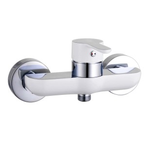 Armatura za prho Schütte Diziani, bela, kromirana