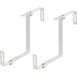 Nosilec za balkonsko korito 2 v kompletu bela