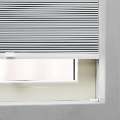 Cocoon Zatemnilna satasta plise zavesa 25 mm bela 70 cm x 130 cm