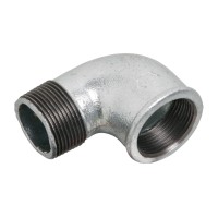Cevni lok 90° z notranjim/zunanjim navojem 38,9mm (Rp 1 1/4) x 41,9 mm (R 1 1/4)