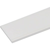 Arcansas Ploščata palica aluminij beli lakiran 1000 x 30 x 2 mm