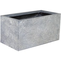 M Collections Korito za rože Arizona Bigular 100 cm x 45 cm siva
