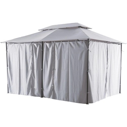 Vrtni paviljon Palmarillo siv 3,96 x 2,96 m