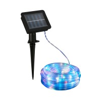Briloner LED solarni trak za zunanjost IP44 RGB 10 m