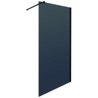 Aquaart Tuš stena Vetro Black 110 cm x 200 cm