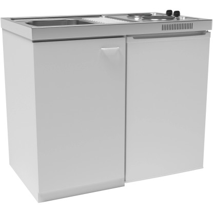 Respekta Mini kuhinja Pantry 100S 100 cm bela