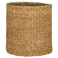 Mica Košara iz morske trave Dave Ø 36 cm x 36 cm svetlo rjava