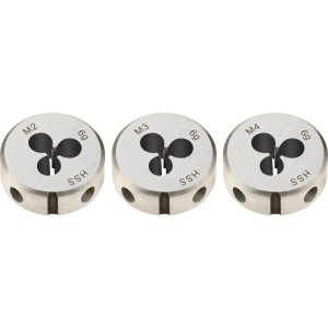 LUX-TOOLS Komplet rezalnikov navojev M2/3/4