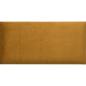 Stenska blazina Pravokotnik 60 cm x 30 cm Rumena Žamet