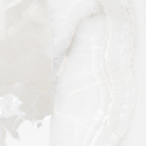 Eco Cerram Talna ploščica Onyx White bela sijaj 60 cm x 60 cm