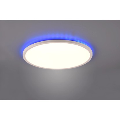 Reality Stropna LED-svetilka Aureo bela mat 2,5 x 40 x 40 cm