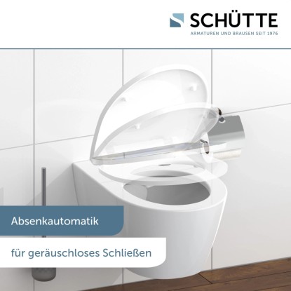 WC-deska Schütte Happy Elephant duroplast avtomatsko spuščanje hitro odpenjanje