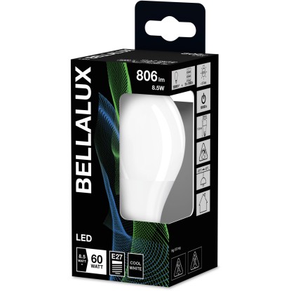 BellaLUX LED-sijalka v obliki klasične žarnice E27/8,5 W (806 lm) hladno bela