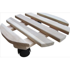 Premičen podstavek za rastline, gladek, okrogel, Ø 30 cm