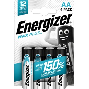Energizer® Max Plus Alkalna AA baterija Mignon 4 kosi